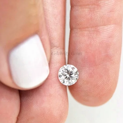 5А класс, оптовая продажа, машинная резка, камень CZ, свободная круглая форма, белый кубический цирконий