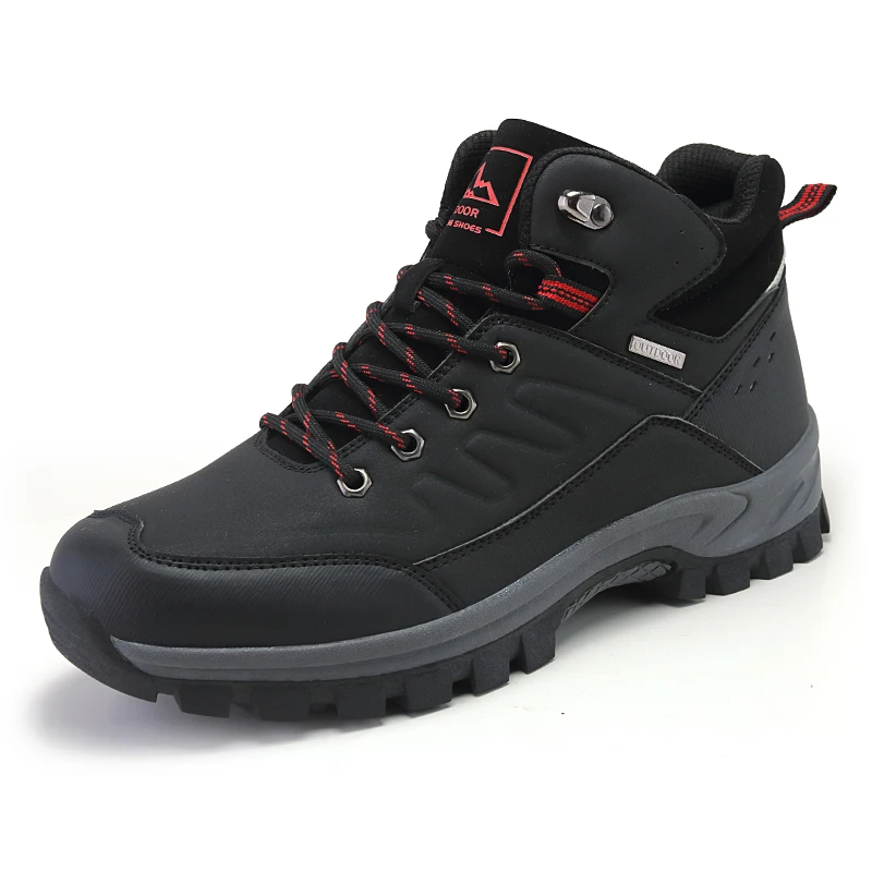 Explosive high top non-slip mountaineering boots functional outdoor hiking shoes men