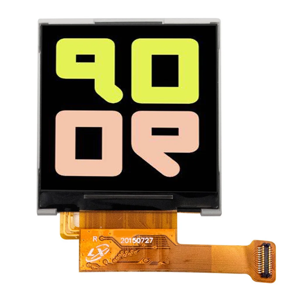 1.54 inch smart watch tft lcd  ODM 240RGB x 240 resolution square touch panel Transmissive display module