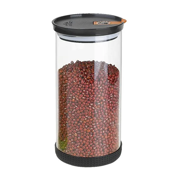 Factory direct sale 3 in 1 set combine high borosilicate air tight food storage glass jars containers