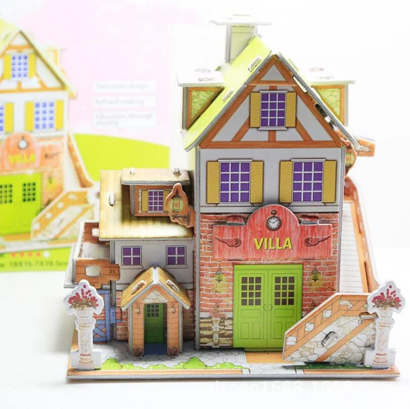 Three Floors House 3d Puzzles For Adults Gift Ideas For 15 Year Boys