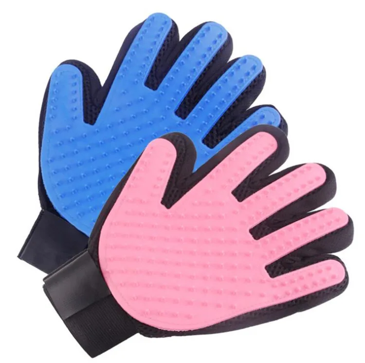Экологичная силиконовая щетка для чистки домашних животных кошек собак перчатка удаления