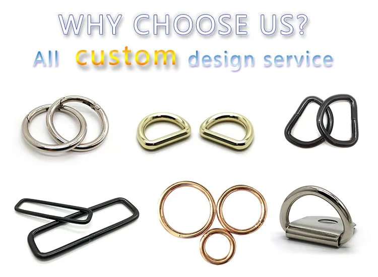 d ring black metal steel d-ring handbag hardware iron buckle lifting 10mm 20mm 21mm 25 mm 80mm metal rectangle d ring