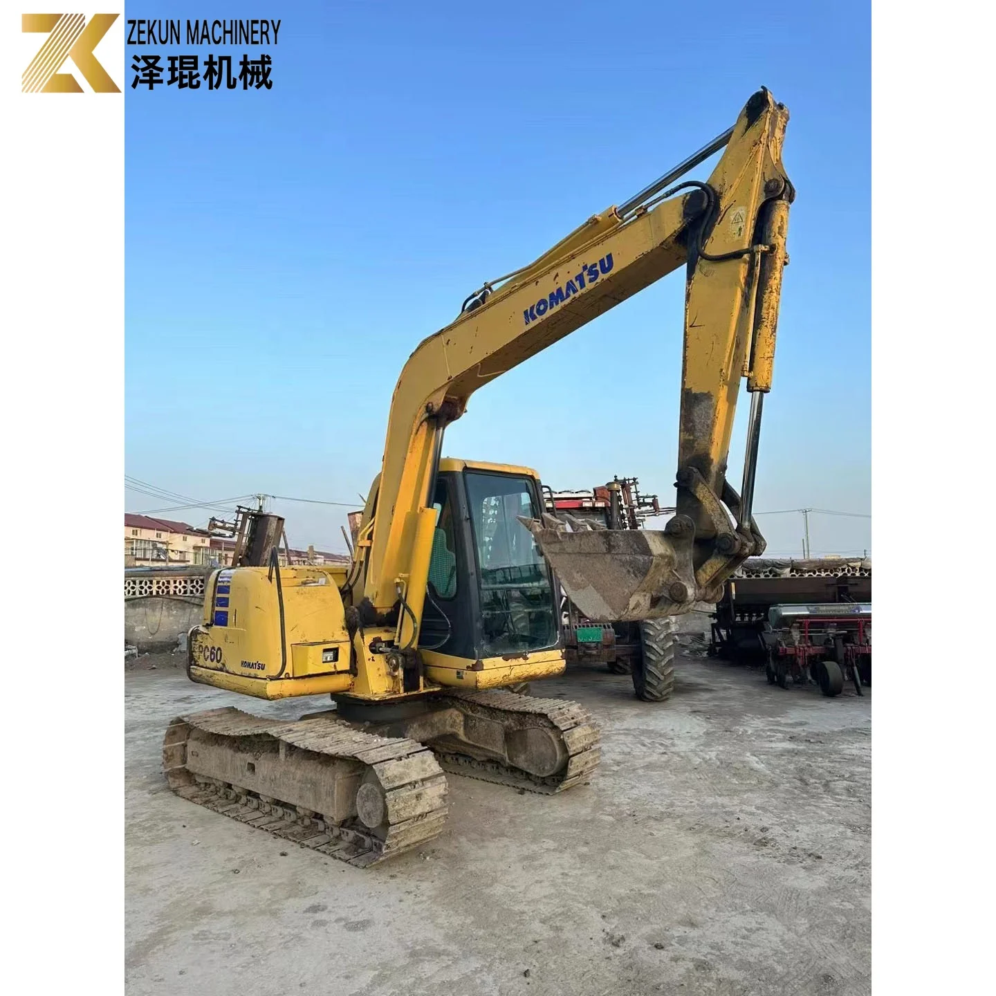 Экскаватор Komatsu PC 60 б/у, 6 тонн, сделано в Японии