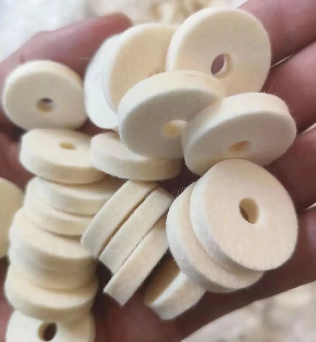 High quality 5mm industrial seal wool felt ring high temperature oil absorption high density felt strip gasketring