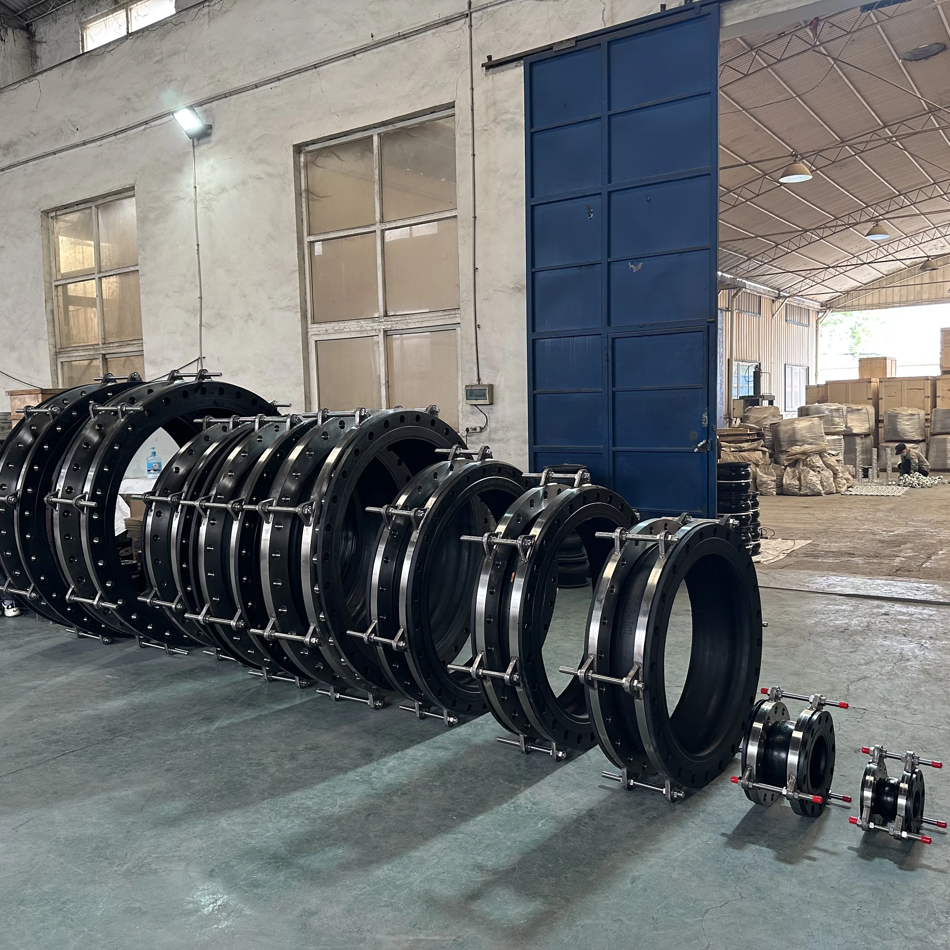 Huayuan Expansion Joint With Rubber Gasket Joint Rubber Seals Bellows Flexible Connection Single Sphere Rubber Expansion Joint