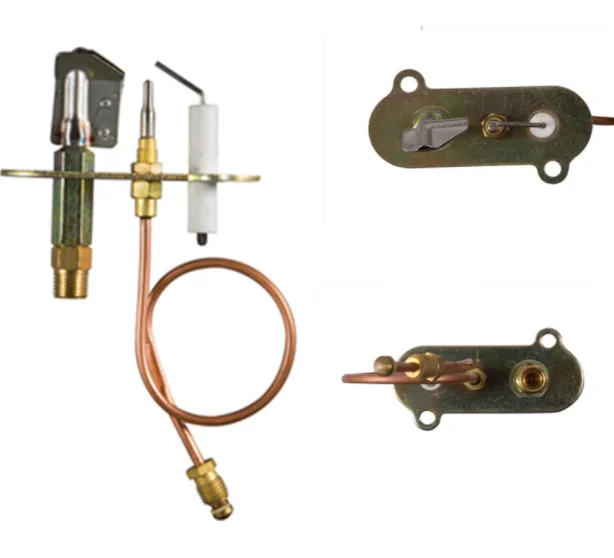Popular ODS pilot burner for gas oven with spark plug and thermocouple
