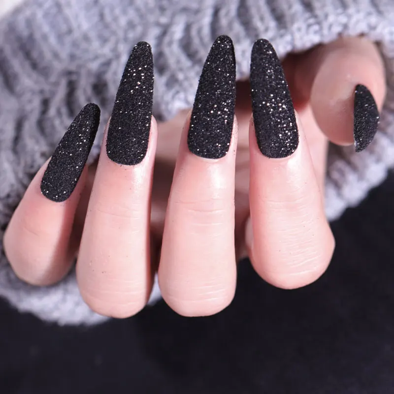 Misscheering 2G Aurora Matte Effect Powders Nail Starlight Black Sugar Glitters Sparkling Manicure Decorations Nail  decor