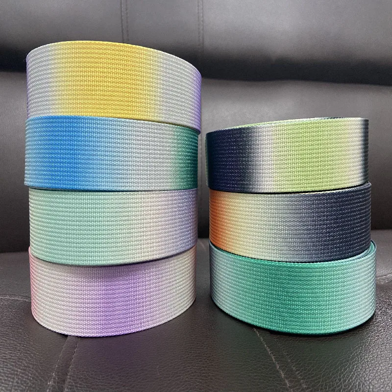 Таможня напечатала найлоновый бельтинг мульти печатным рисунком лямки ремня с фокусным расстоянием 25 мм полиэстер ремень безопасности тесьма