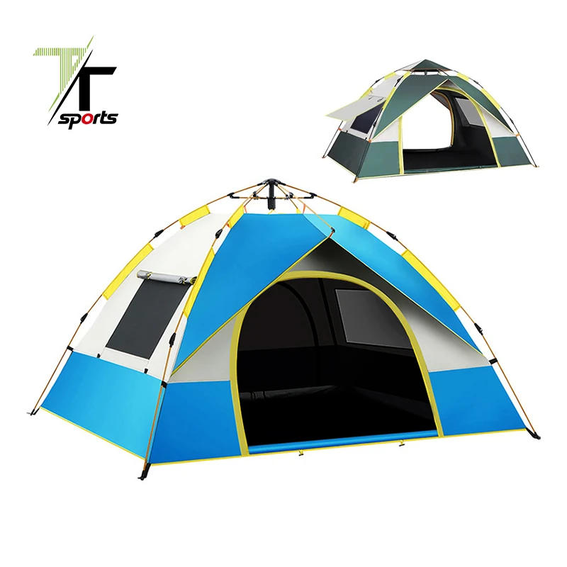 TTSPORTS Light Luxury Folding Pop Up Tents Glamping Carpa 2 Person Family Outdoor Clamping Camping Tent For Camping Sale