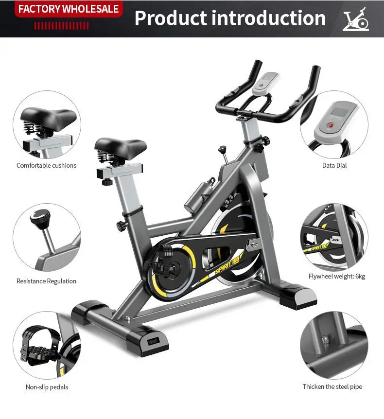 Top sports Gym Indoor Professional Magnetic Body Fit Exercise Spinning Bike Stable Pedestal Fitness Bicycle Bike For Home