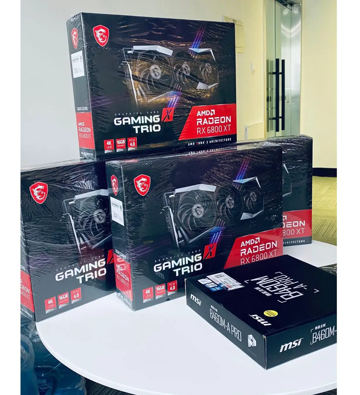 Видеокарта April M S I RX 6800XT Gaming X TRIO 70MH/S hashrate
