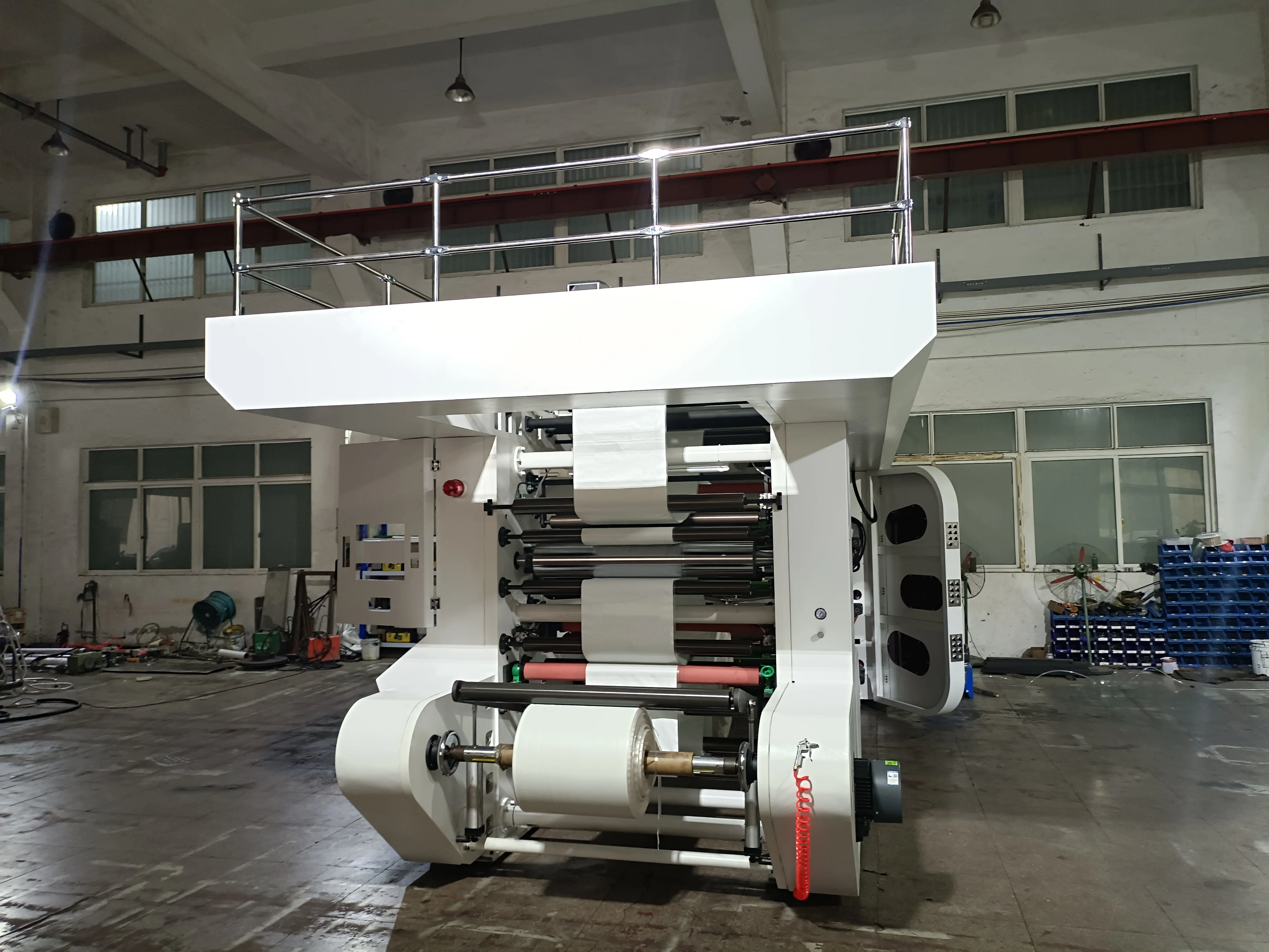 New High Speed Six Color CI Type Plastic T-Shirt Bag Flexo/Flexographic Printing Machine