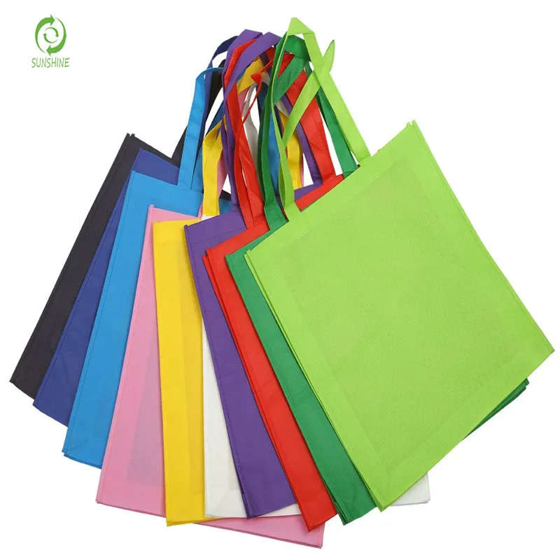 recycled nonwoven tote ecological factory full printing nonwoven bags non woven bag bolsas ecologicas