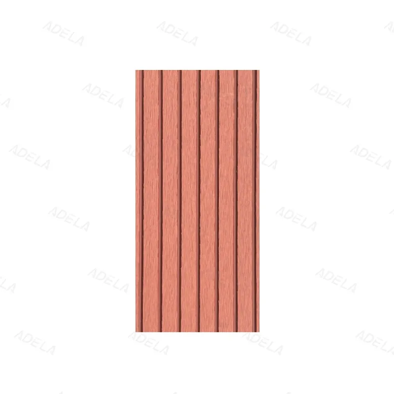 High density decorative fluted boards wall cladding wpc outdoor wall panel