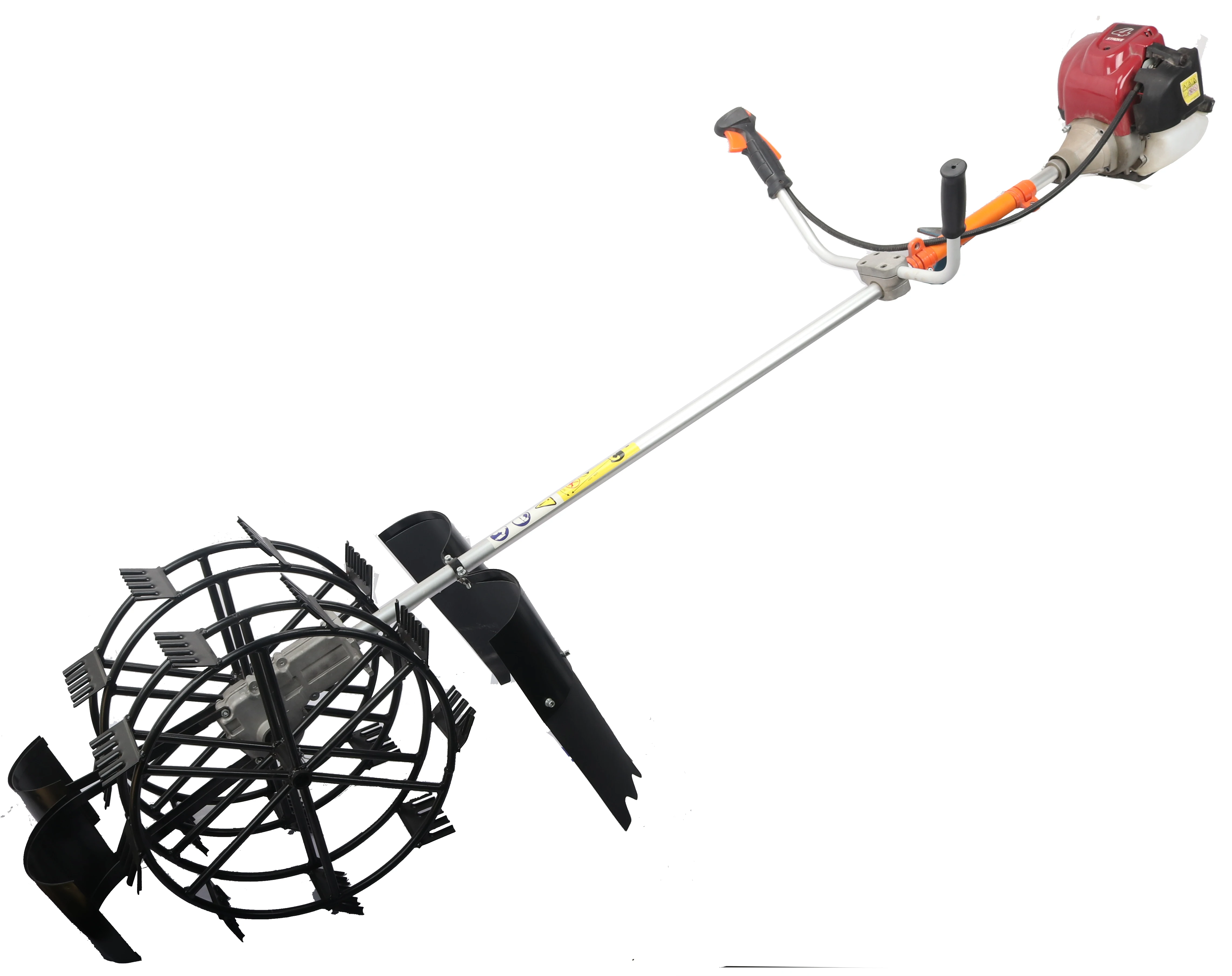 52cc engine powered Brushcutter driven paddy weeder