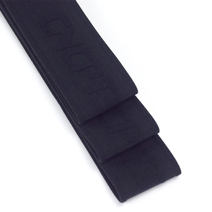 Customized width Free sample  printed jacquard sewing band elastic tape waistband for underwear clothing headband