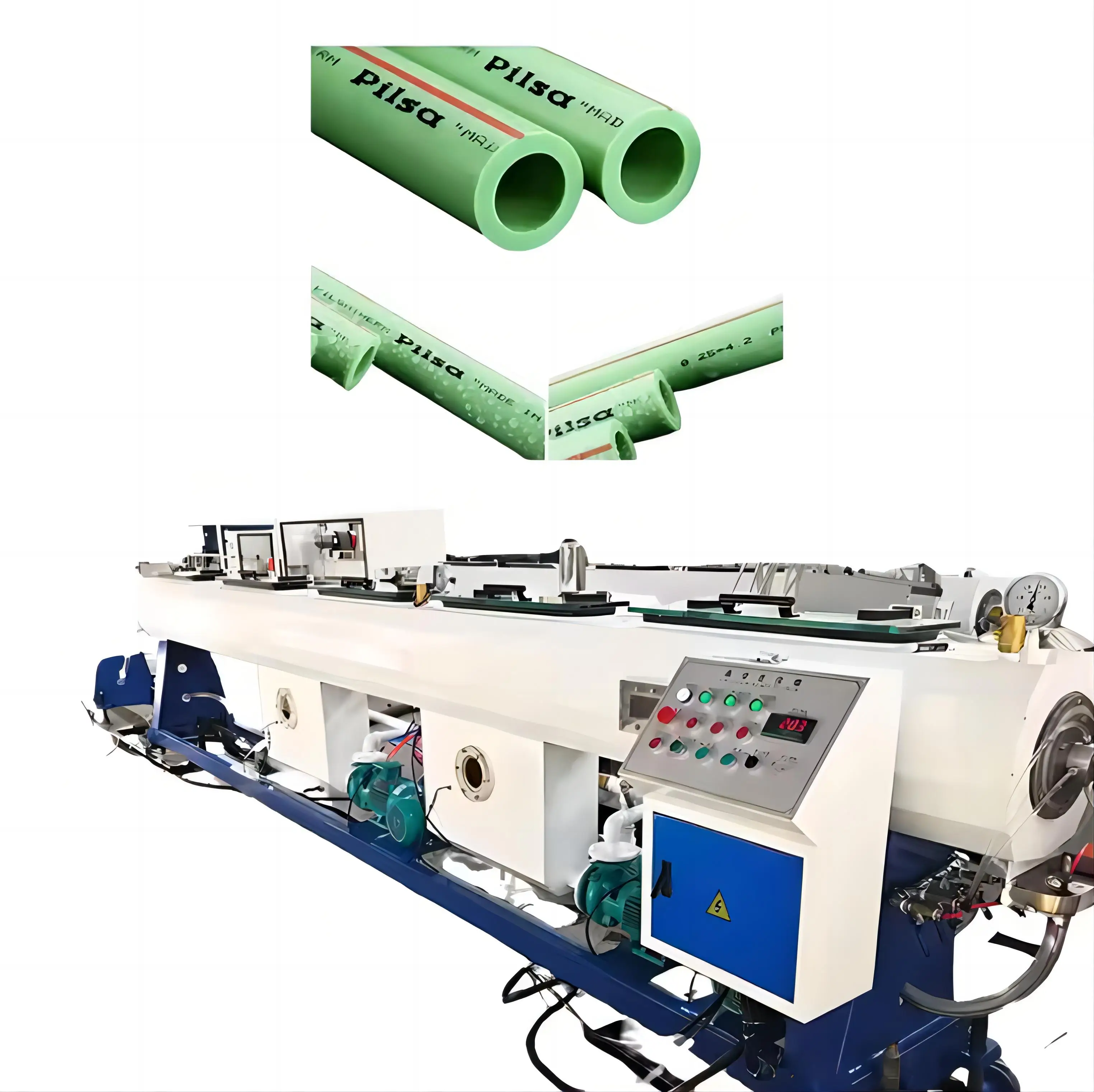 High Speed PE PPR Water Supply Pipe Manufacturing Extrusion Machine PP HDPE Pipe Tube Extrusion Line