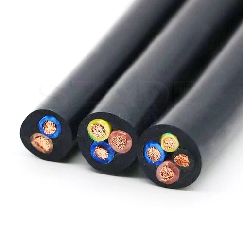 RVV Round Flexible Copper Cable 300/500V 2 core cables 1.5mm2 2.5mm2 White Electric Wire
