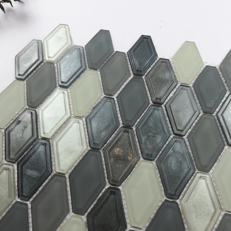 Good quality Hot-Melting Glass Mosaic for bathroom swimming pool tiles Tile Design