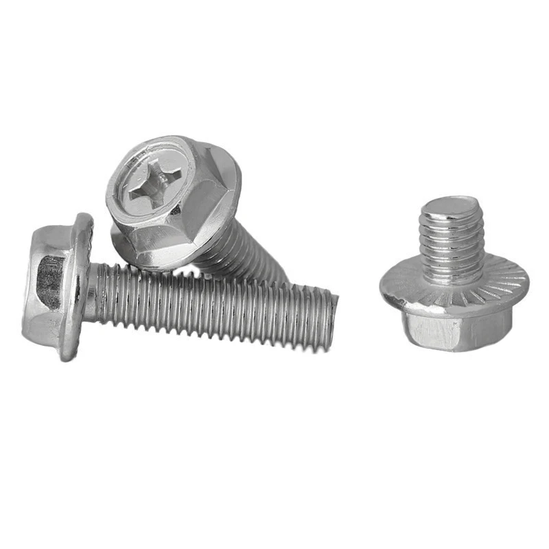 Custom m10  flanged bolts m7x32 12 point flange head titanium bolt Alloy 20 28 31 59 bolts