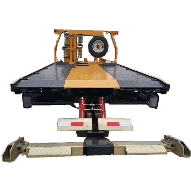 japan technology one pull two cars carrier breakdown jack 4T Wheel Motor 5Tons Tow Truck Wrecker body for sales