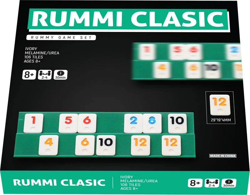 Цифровой набор rummy пластиковая настольная игра