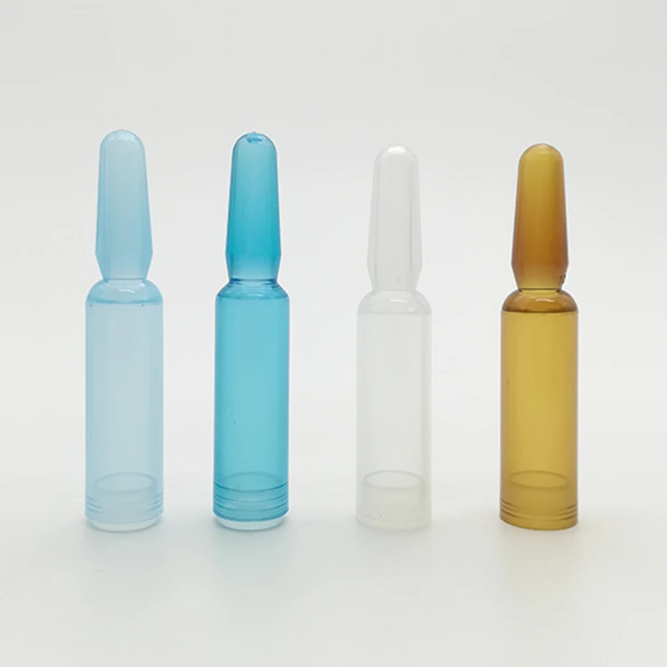 1.5ml 2ml 3ml Clear Amber White Pp Skin Whitening Ampoule Vial Empty Serum Small Container