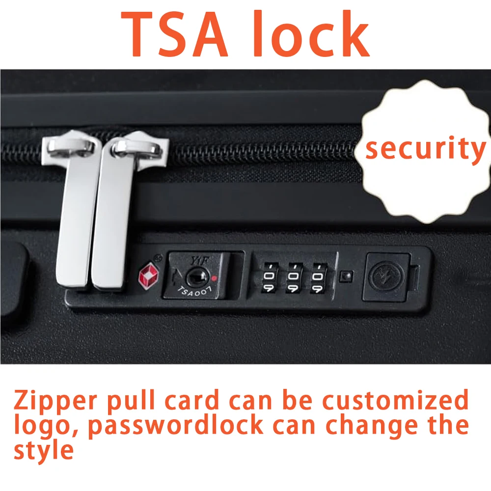 Manufacturers Wholesale OEM ODM Trolley Case Luggage Koffer Universal Wheel Boarding Suitcase with TSA Lock