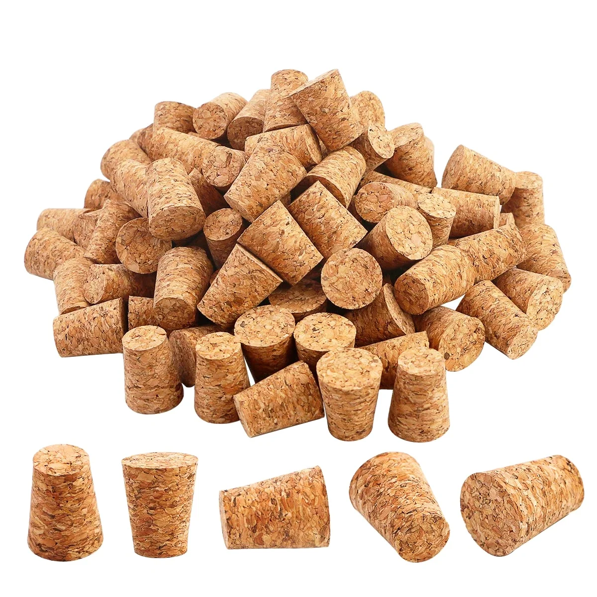 Natural Cork Stopper Natural Cork Bottle Stopper Glass Test Tubes With Cork Stoppers
