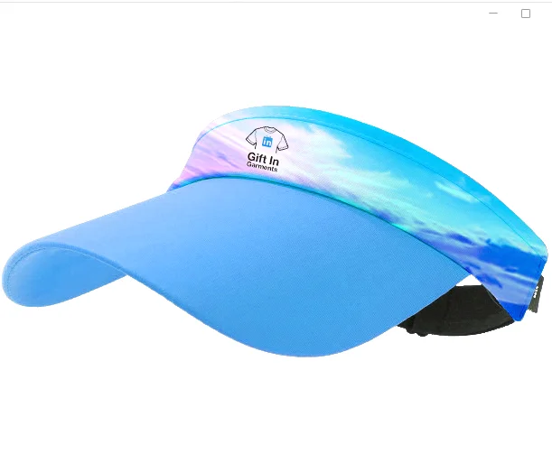 Fashion Stylish Custom Logo Ladies High Crown Empty Top Hat Summer Sun Visor Cap Sports Golf Cap Marathon Wear Hollow Hat