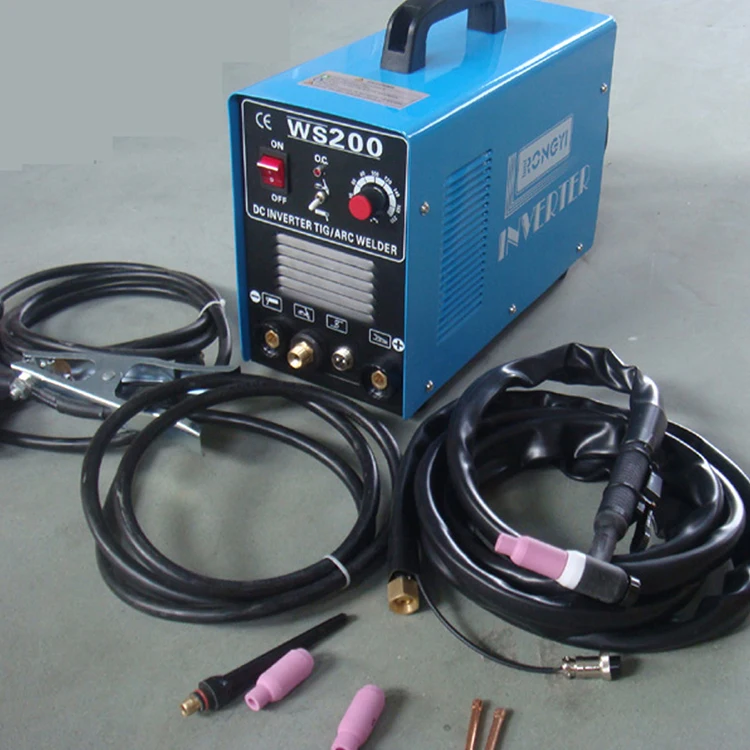 Новый Электрический сварочный аппарат Mini DC TIG/MMA Inverter WS200 Китай