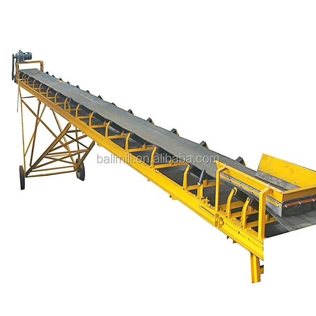 High Quality Horizontal Belt Portable Concrete Conveyors