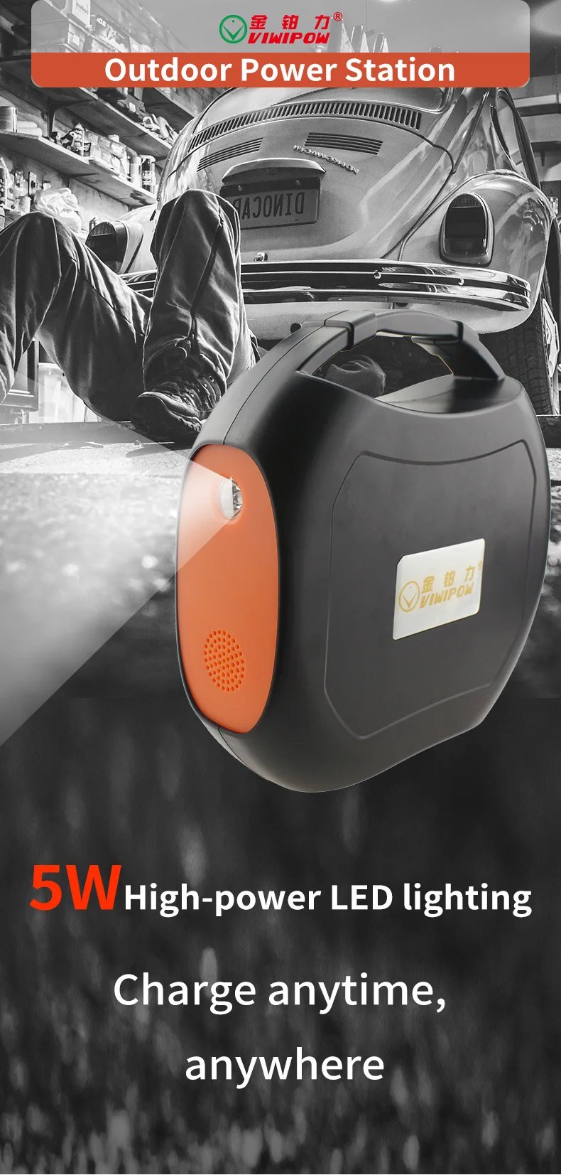 lifepo4 lithium Outdoor Camp Charging  Camping Backup Portable Solar Power Station