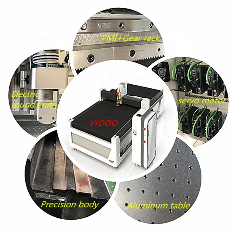 Weier New CNC Carbon Fiber Prepreg Cloth Cutter Oscillating Knife Cutting Machine