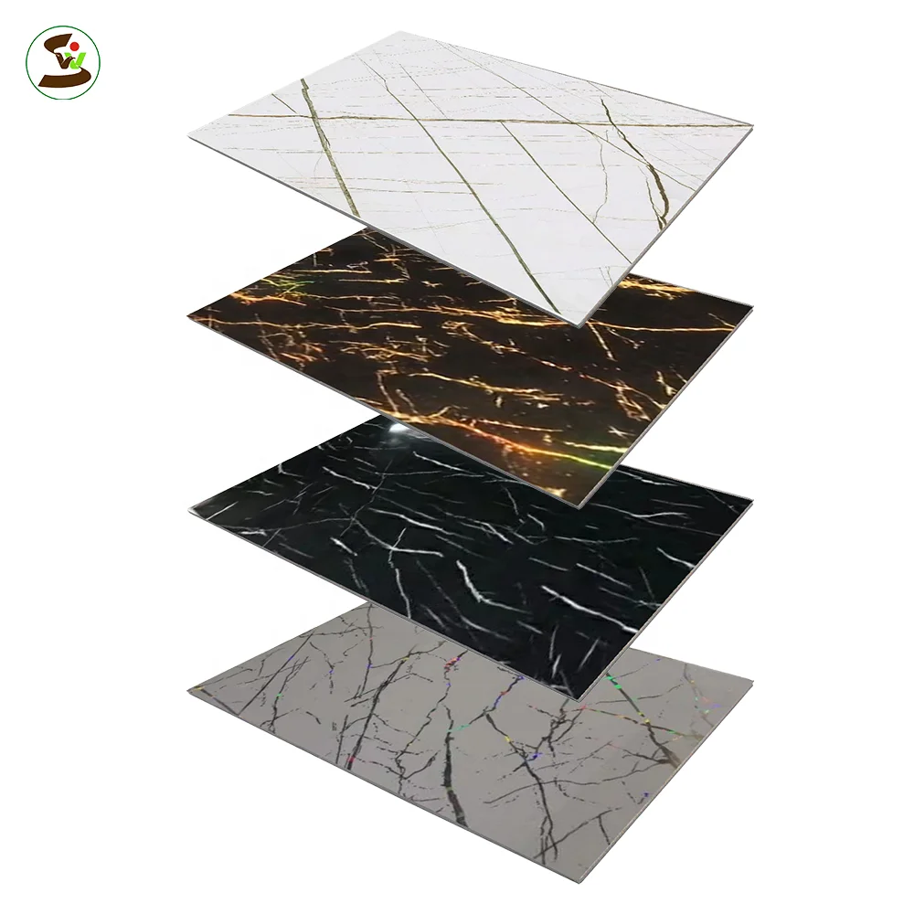 1220x2440mm 1220x2800mm 3mm pvc uv marble sheet price