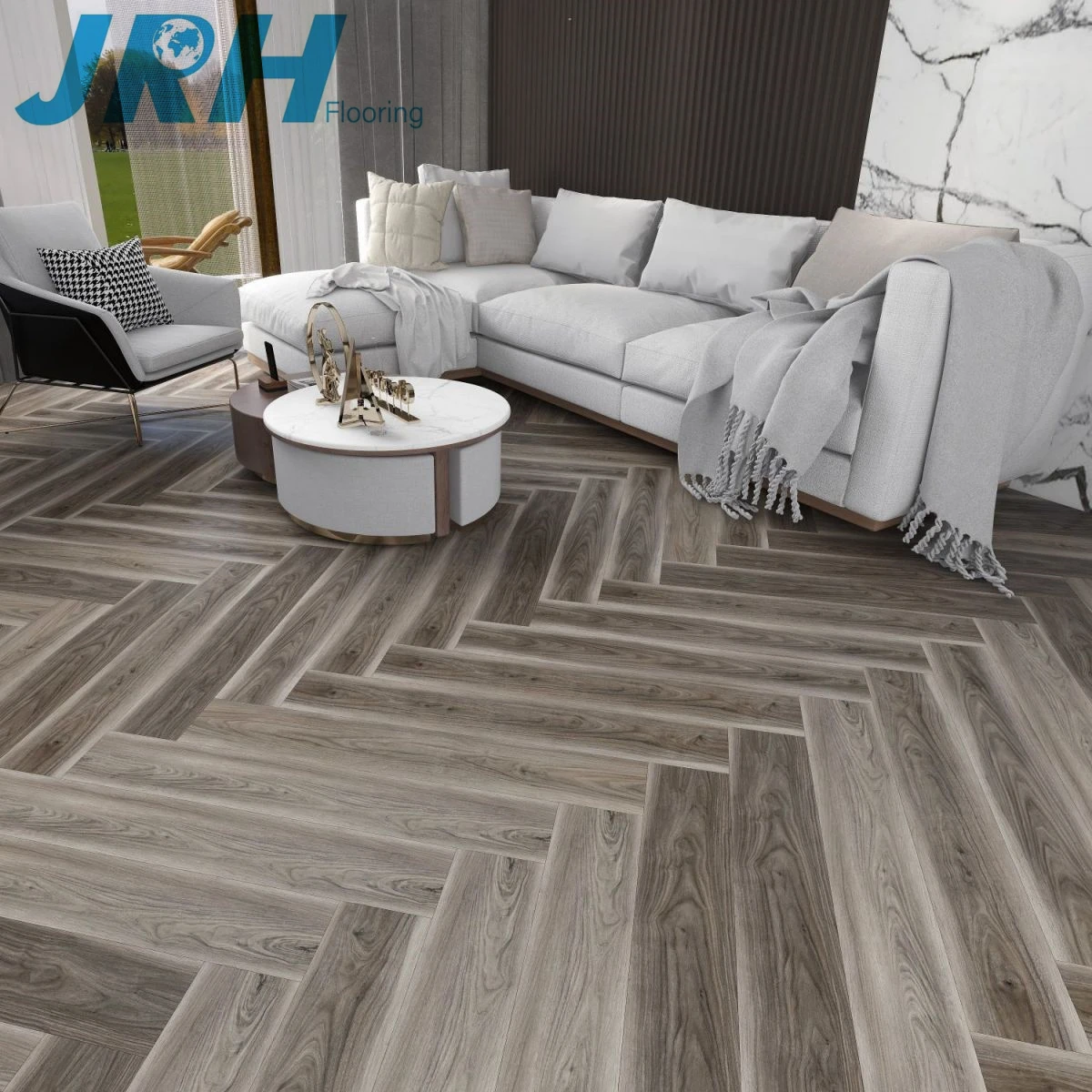 8mm Chile Art Parquet Laminate Flooring Easy Click Installation For Living Room Ac4 & Ac5 Wear Resistant Floor Boards