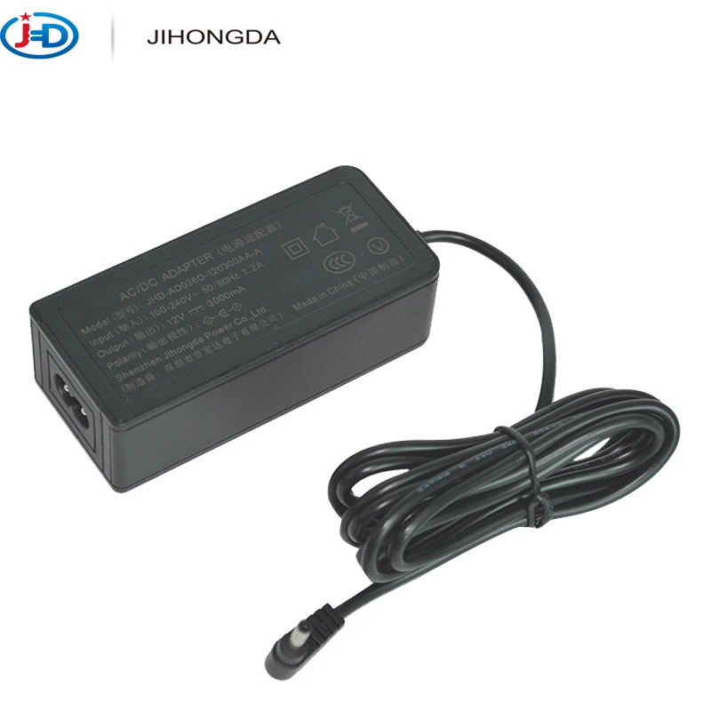 2020 proof fire pure PC 12 volt adapter 12v 3a power adapter 12v ac dc power adapter laptop with gs ce fcc cul