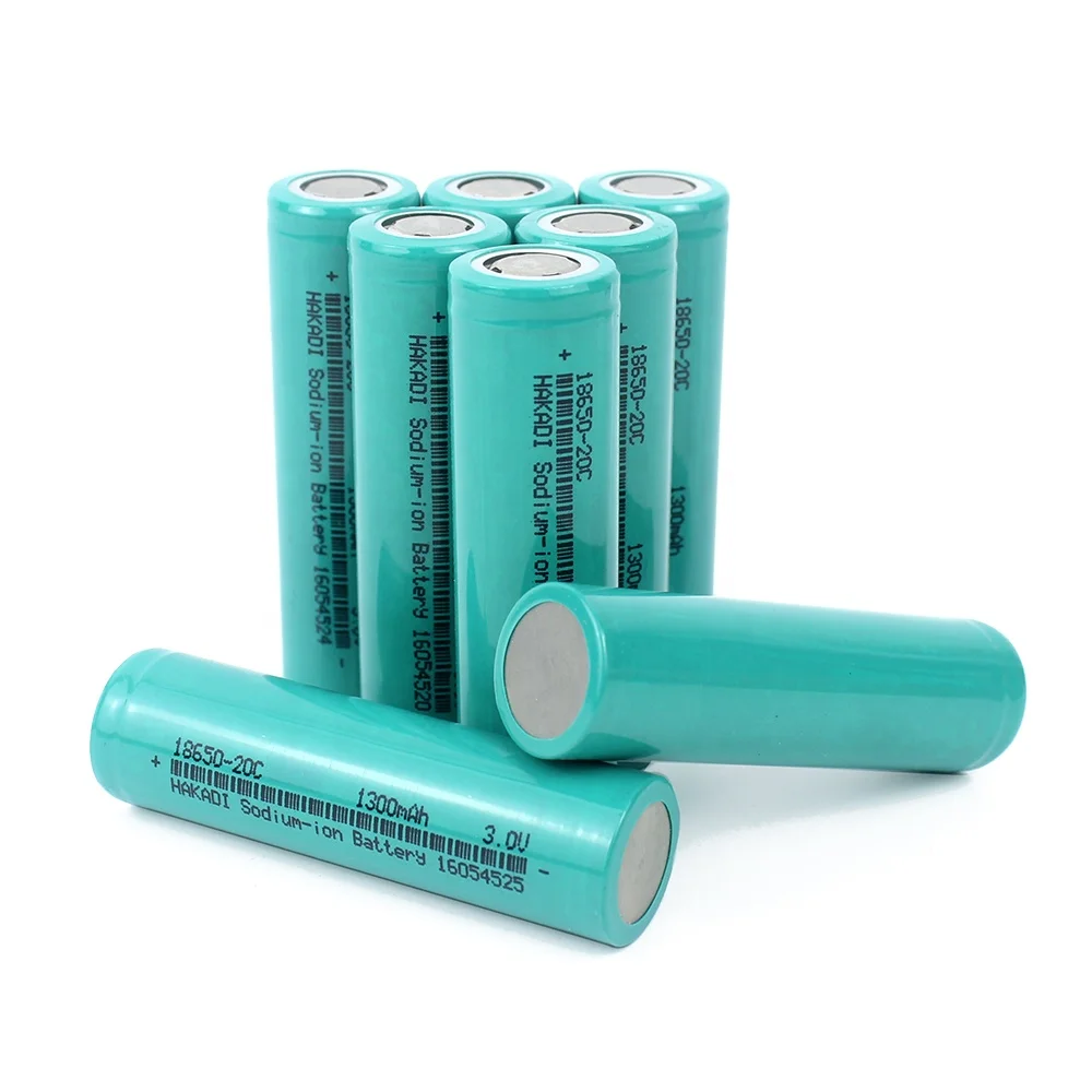 HAKADI 18650 NA ION 3V 1300mah 20C 26ah Sodium Battery sib Rechargeable Electric Scooter OEM/ODM LOGO
