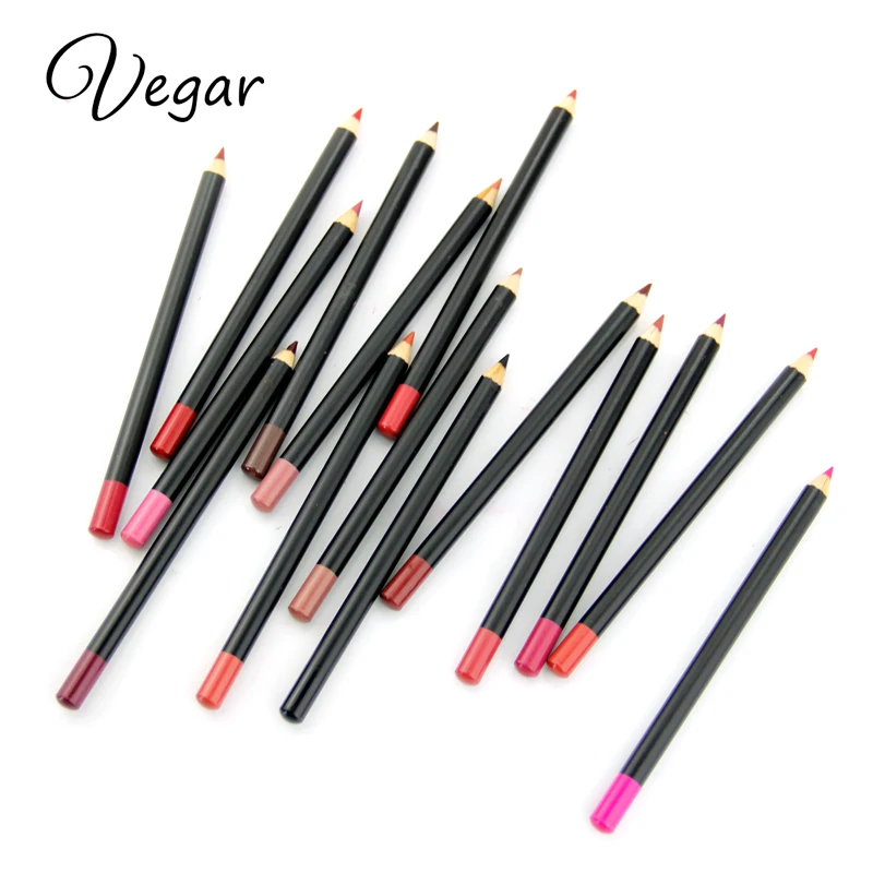 Женский макияж насыпью 16 видов цветов кремовый водонепроницаемый лайнер для губ