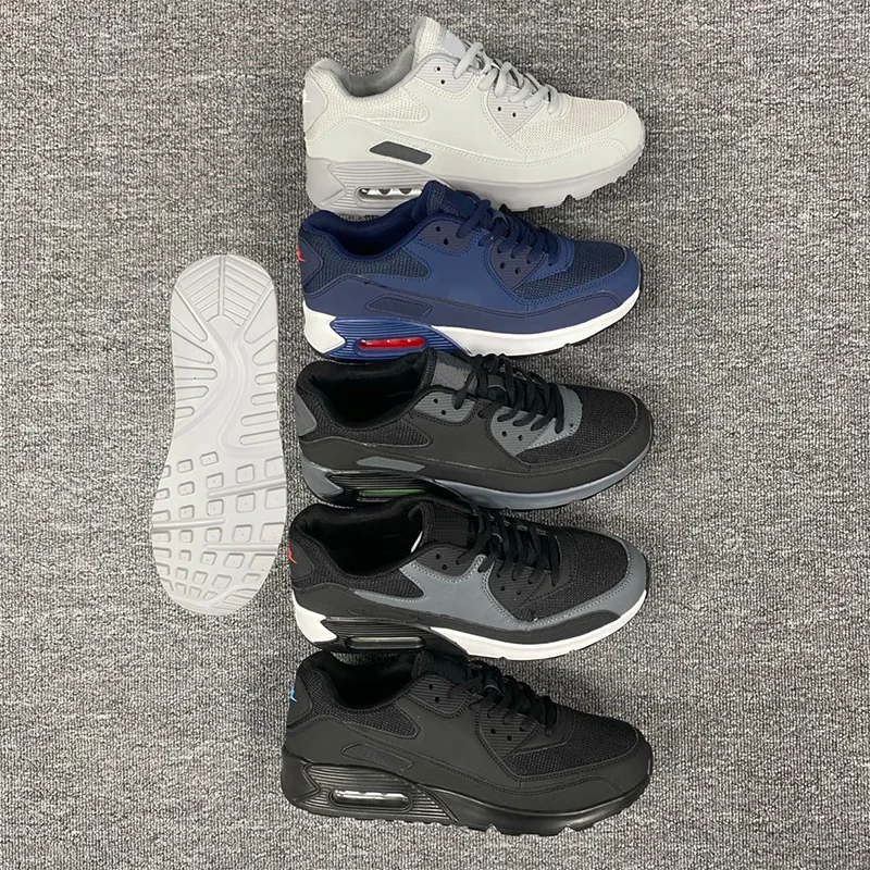 Wholesale Men Sports Shoes Fashion Design Lace-up Mesh Sports Shoes Men Sports Sneakers