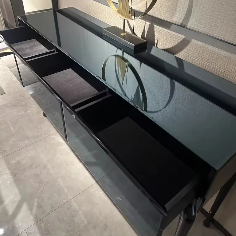 Alba Decoration Table Luxury Living Room Furniture Modern Design Porch Control Cabinet for Villa Entrance Corridor Console