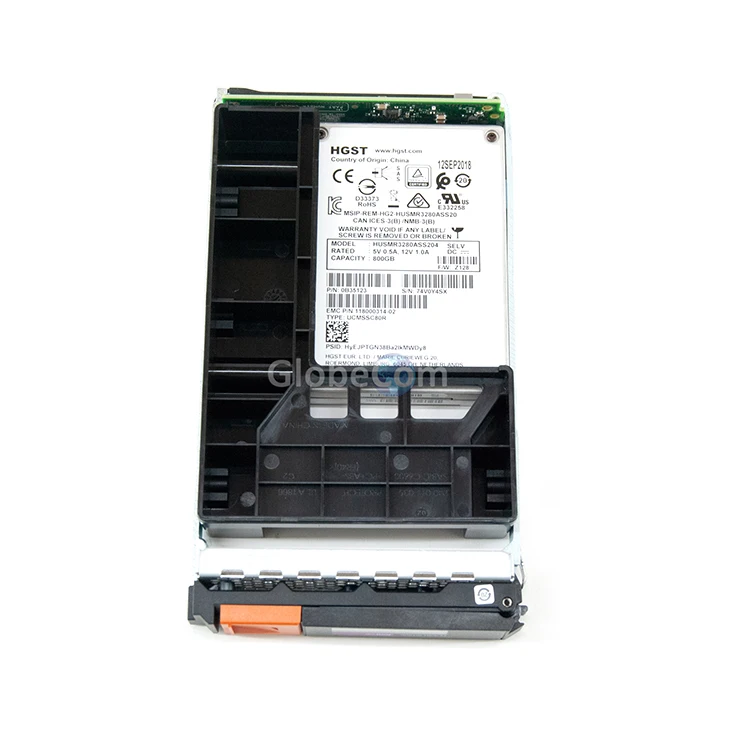 E MC High Speed Flash 6/12gb 800gb SAS 2.5' Refurbished Solid State Drive SSD with 3.5' Tray
