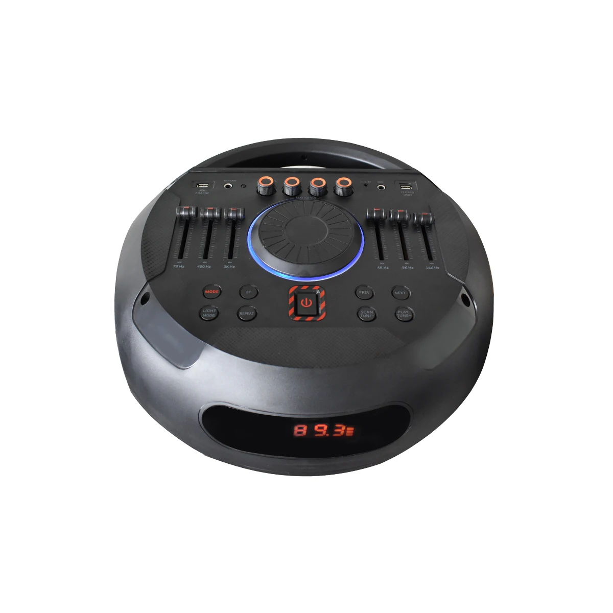 Newest Stylish active outdoor speaker with microphone solar powered wireless speaker