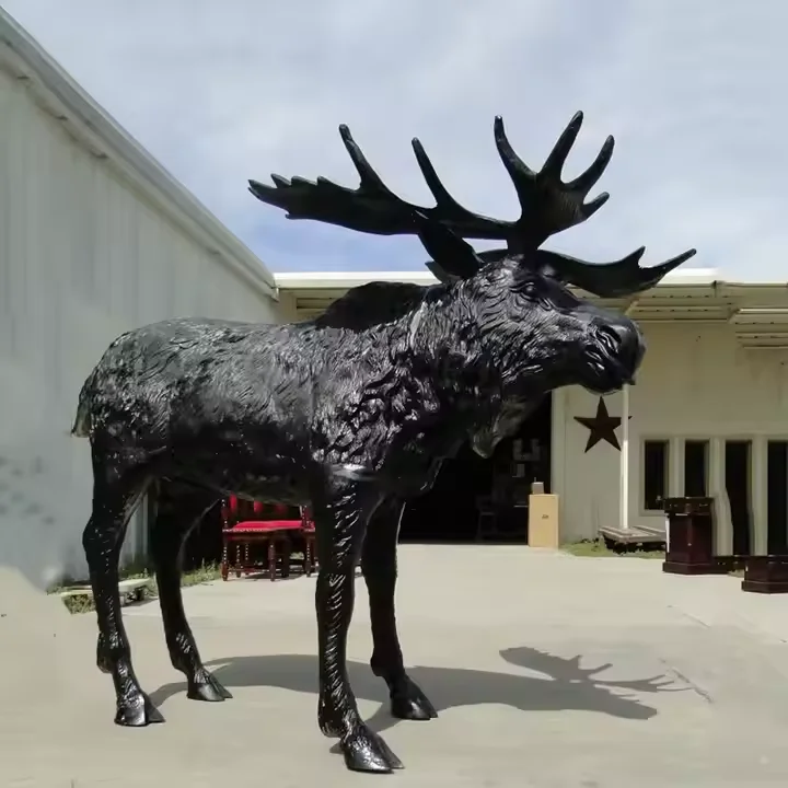 Bronze wild animal garden wild boar statues Animal Pig sculpture