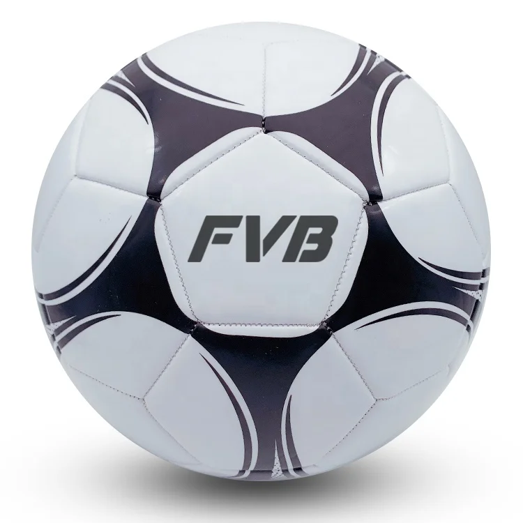 machine stitching PVC leather lite weight football balls size 5 soccer ball