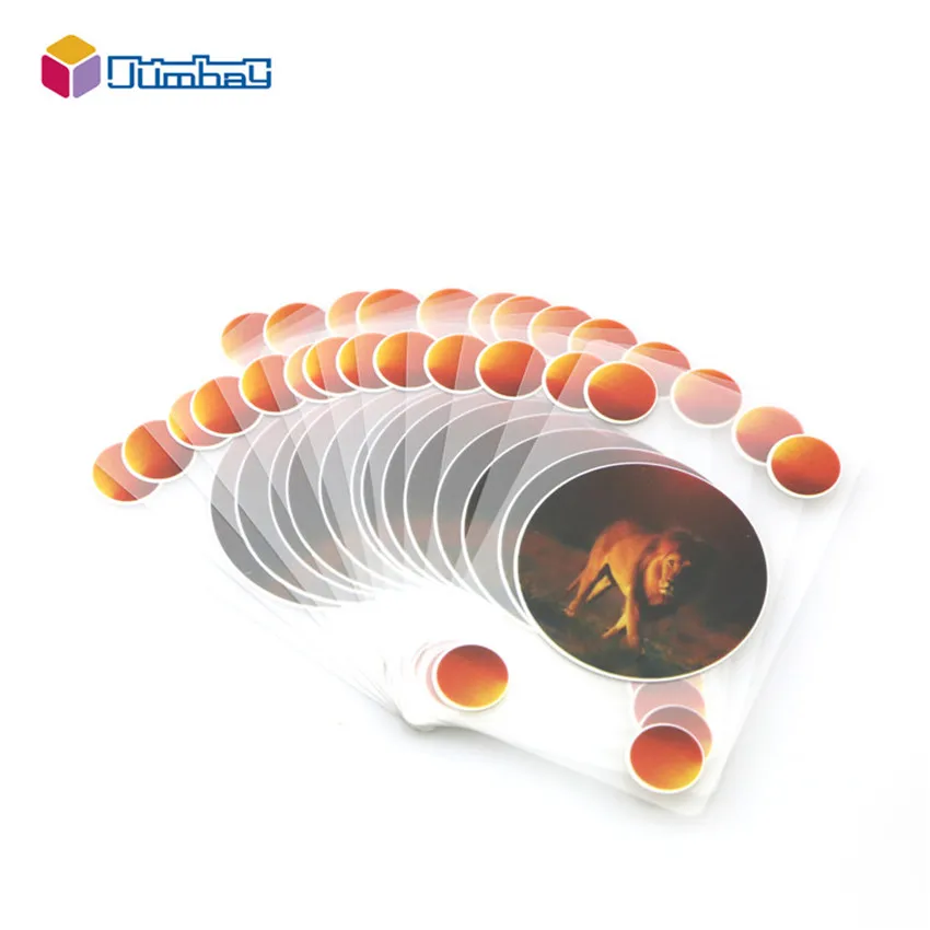 Customization transparent playing cards 9 of hearts new style lucid plastic playing card and tattoos