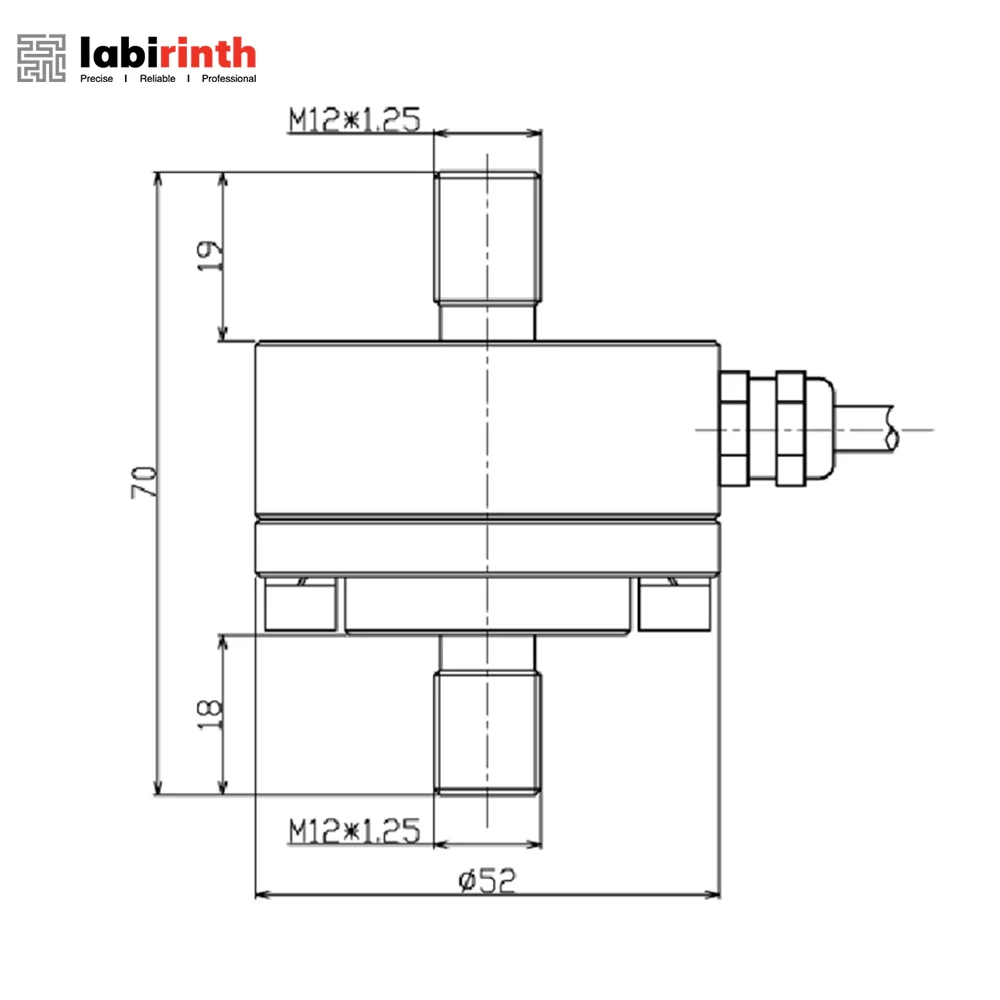 Indicator/Weighing/testing machine Factory Force Sensor 100/200/500kg 1/2t Low Profile Disk Load Cell