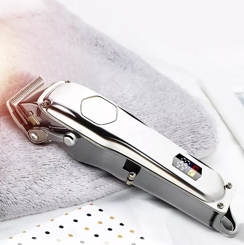 Professional electric wireless barber hair clipper trimmer clipper professional cutter usb rechargeable men cutting machine