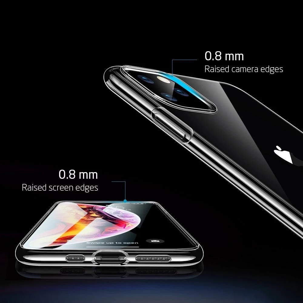 
Transparent TPU Thin Clear Soft Mobile phone Case For iPhone 11 12 mini Pro XS Max X XR 7 8 Plus samsung s20 Phone Case 